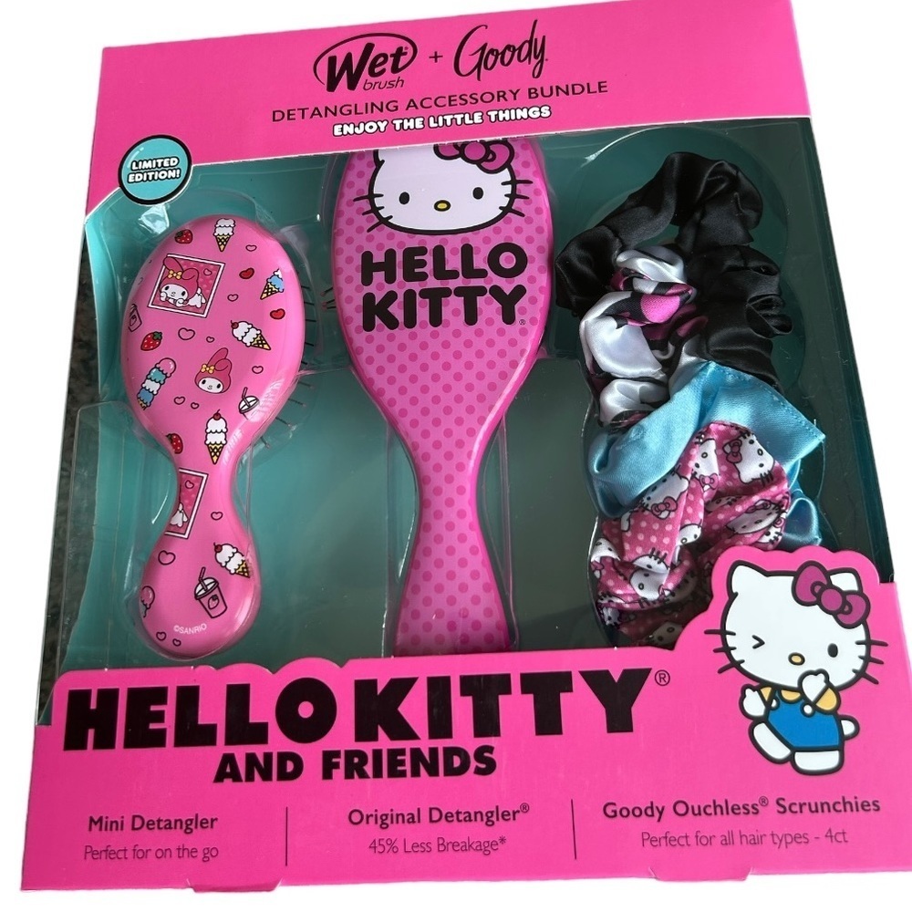 Hello kitty wet brush goody detangling accessory brushes & hair accessor…